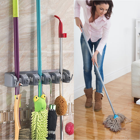 Wall Mounted Cleaning Tools Organizer